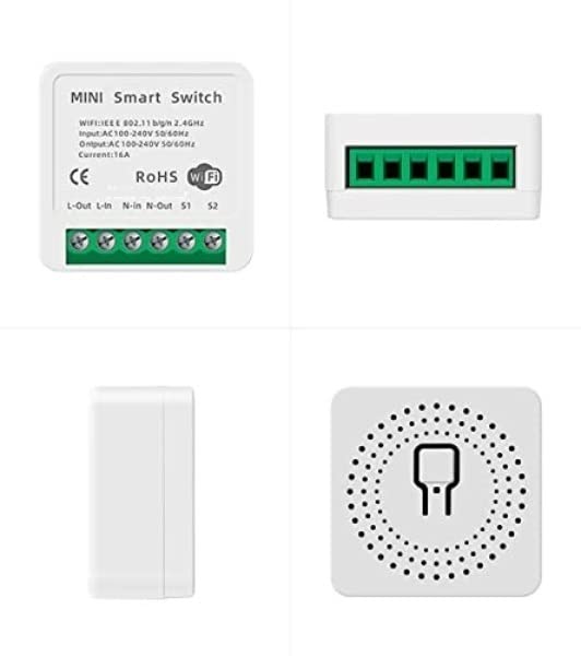 Wirelays Wifi Smart Switch for Alexa/Google Assistant Enabled, Remote Control, Android and iOS Support Switch Make existing switch board to smart switch retrofit solution up to 16Amp load Wirelays Wifi Smart Switch for Alexa/Google Assistant Enabled, Remote Control, Android and iOS Support Switch Make existing switch board to smart switch retrofit solution up to 16Amp load
